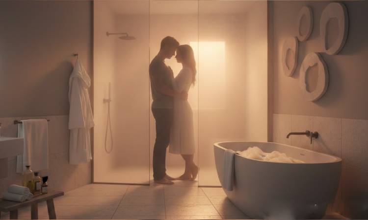 رابطه جنسی در حمام